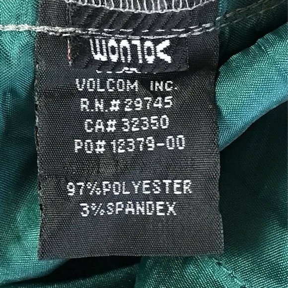 Volcom Dress Career Pants Gray Pinstripe Stretch 3 - Picture 8 of 9